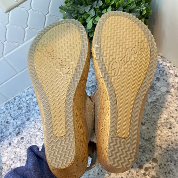 Skechers Cali Beverlee Smitten Kitten Wedge Sandals size 10 - Picture 4 of 9